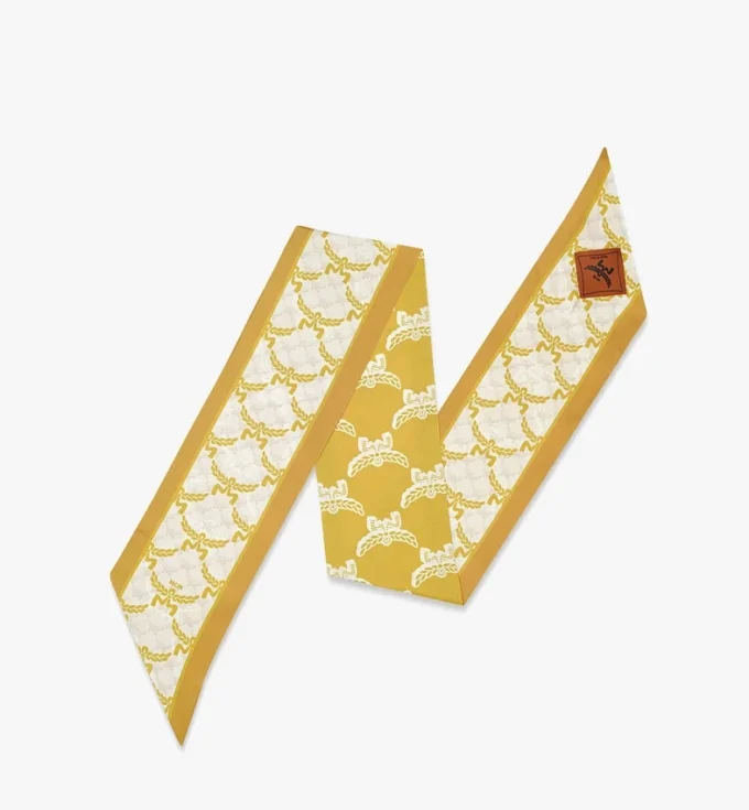 Pañuelo pequeño Lauretos Jacquard de seda orgánica Pañuelo pequeño Lauretos Jacquard de seda orgánica