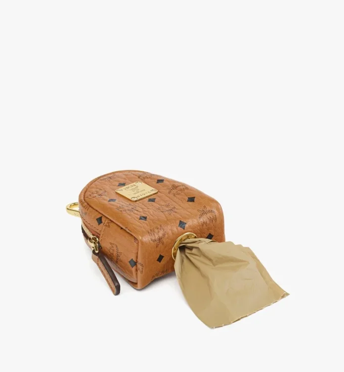 Portabolsas para mascotas con correa de muñeca en piel con estampado Monogram Portabolsas para mascotas con correa de muñeca en piel con estampado Monogram