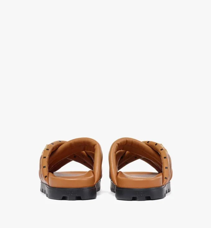 Sandalias cruzadas con estampado Monogram en piel de cordero Sandalias cruzadas con estampado Monogram en piel de cordero