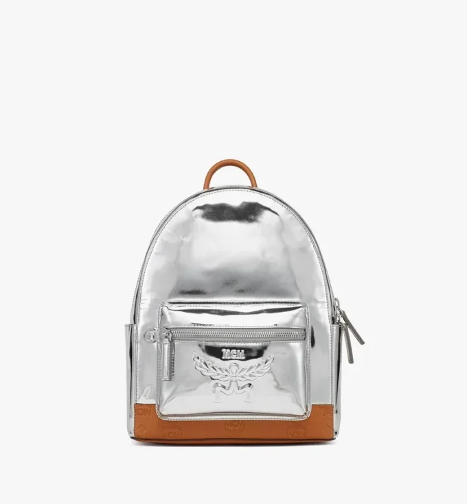Stark Backpack en piel metalizada Stark Backpack en piel metalizada