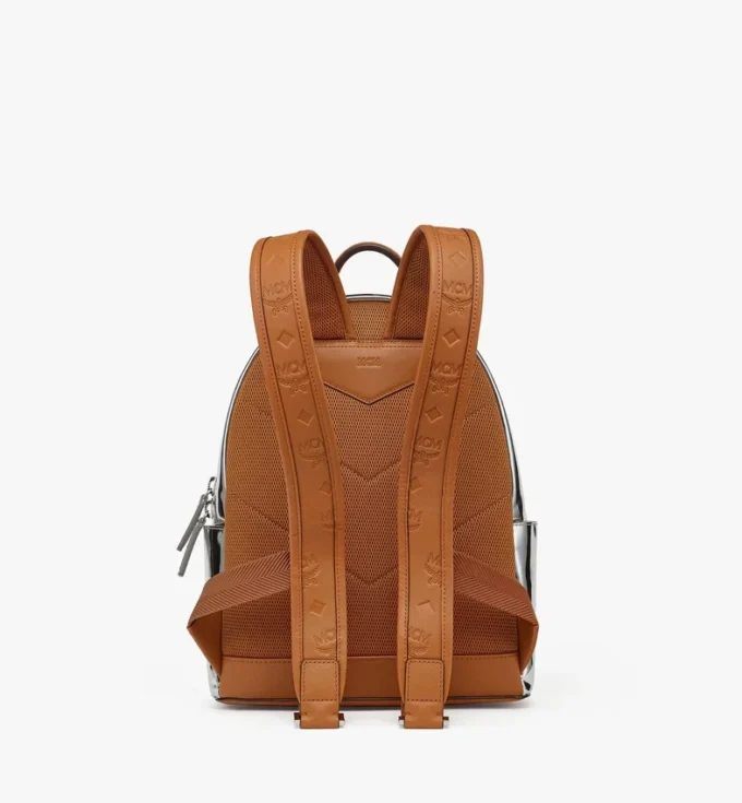 Stark Backpack en piel metalizada Stark Backpack en piel metalizada