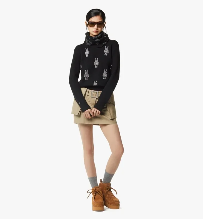 Suéter Rabot en jacquard de lana