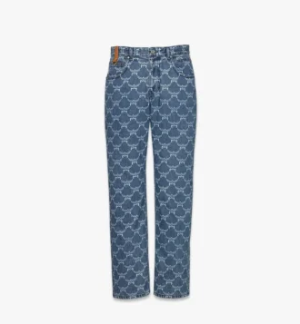 Vaqueros de denim con monograma Lauretos