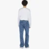 Vaqueros de denim con monograma Lauretos Vaqueros de denim con monograma Lauretos