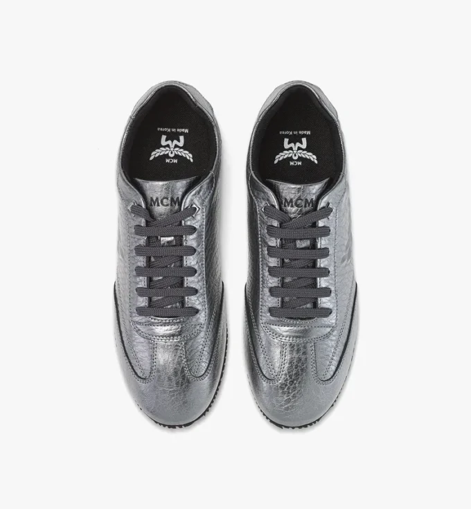 Zapatillas Federlite en piel metalizada Laurel Zapatillas Federlite en piel metalizada Laurel